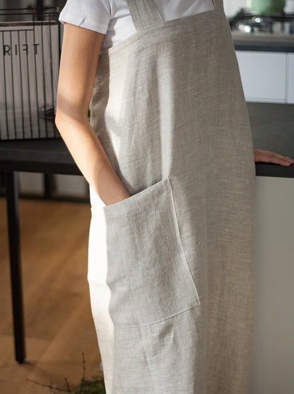 Japanese Linen Pinafore