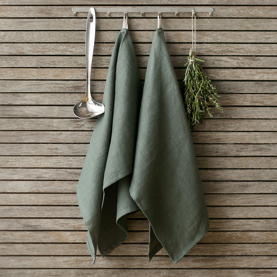 Linen Tea Towels Gift Set Of 3