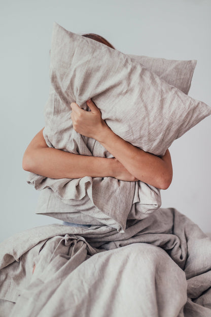 Natural Light Linen Pillow Case