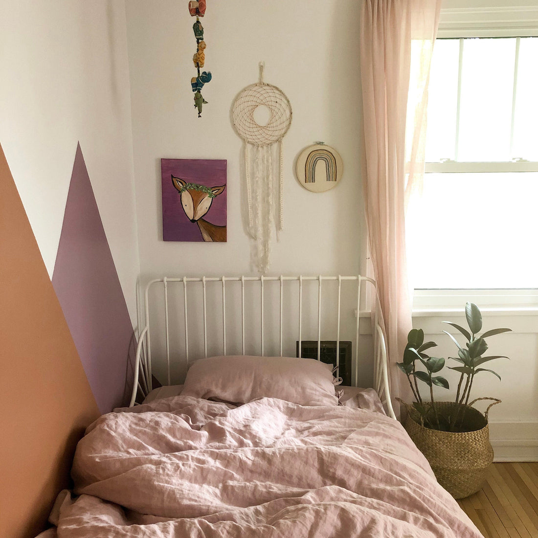 Linen Baby Bedding Set