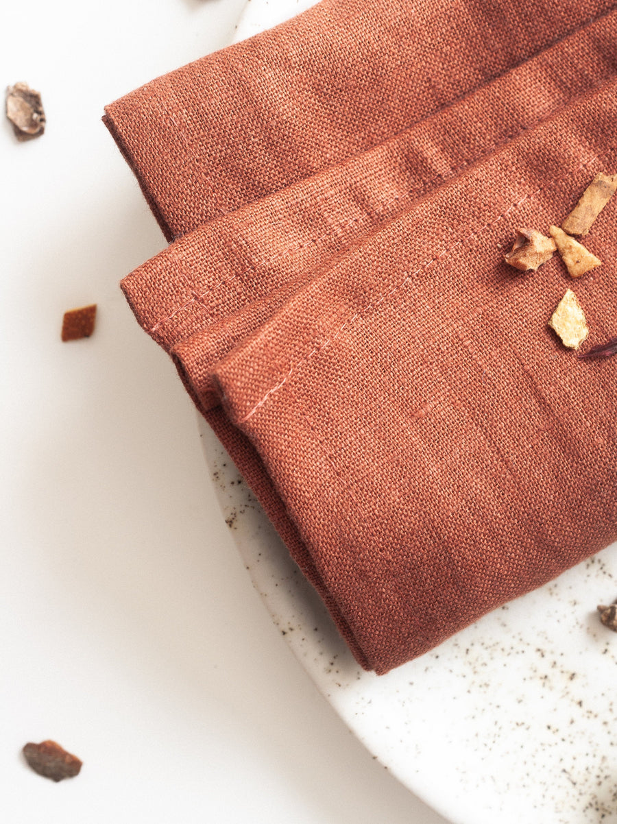 Rusty Linen Napkins Set Of 2