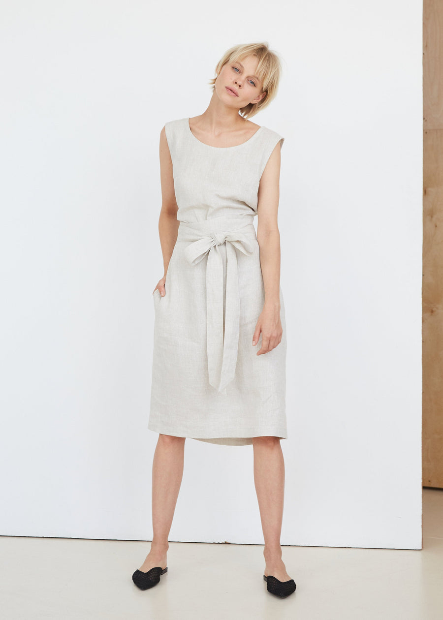 Rusty Linen Dress