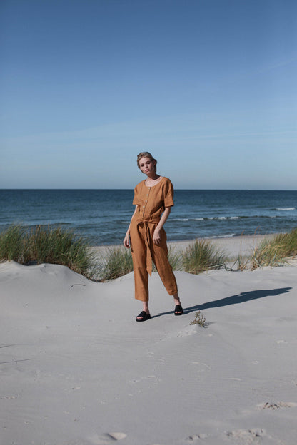 Amber Linen Jumpsuit