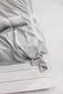 Cloud Gray Linen Flat Sheet
