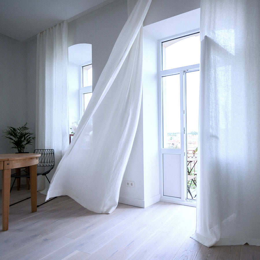 Rusty Linen Curtain