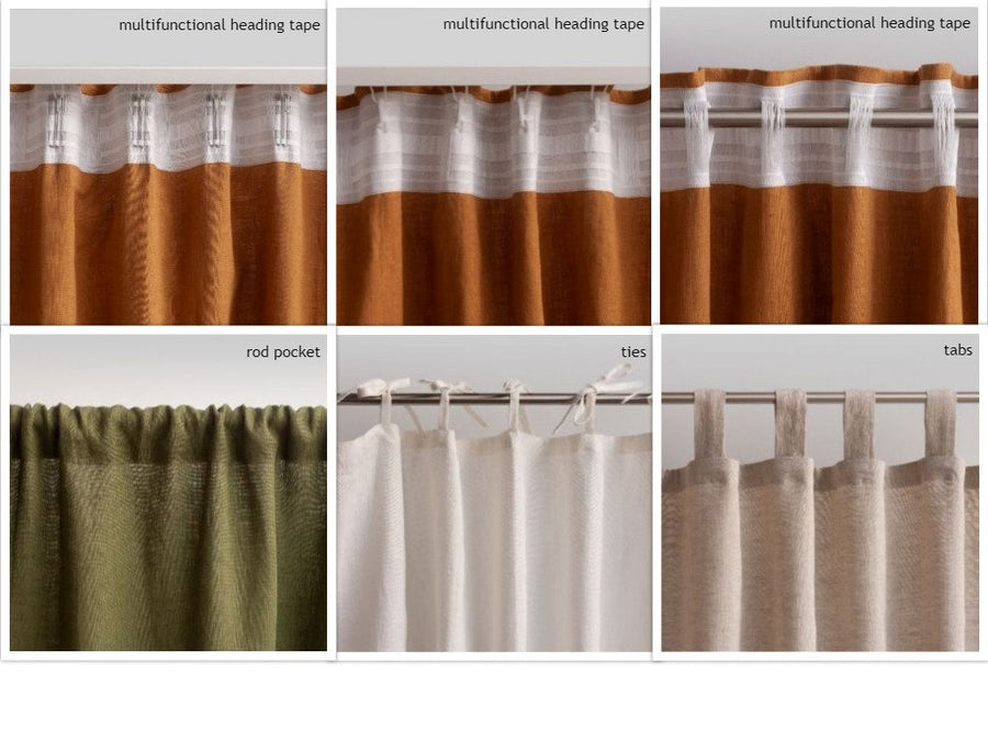 Amber Linen Curtain