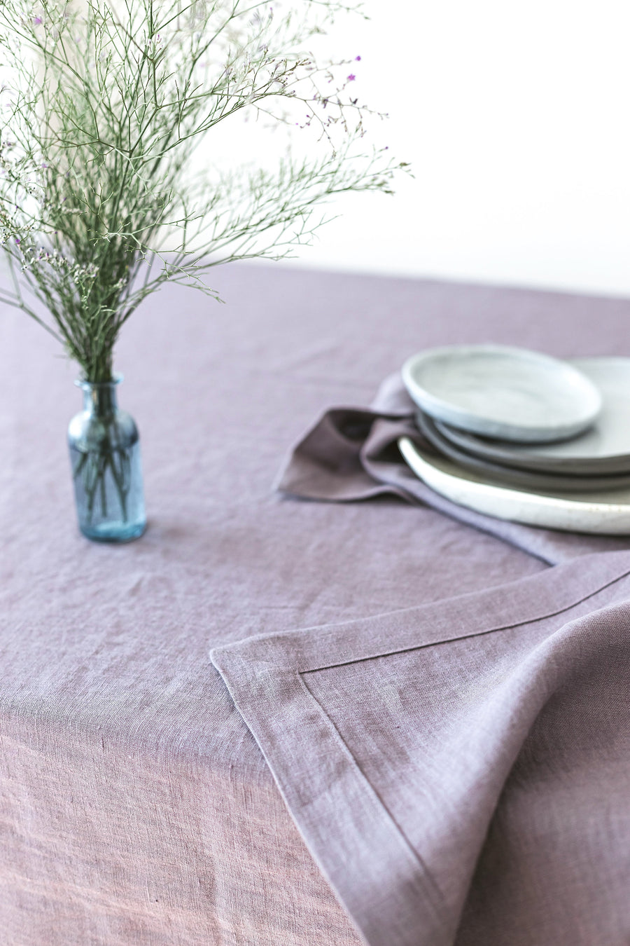 Grape Linen Tablecloth
