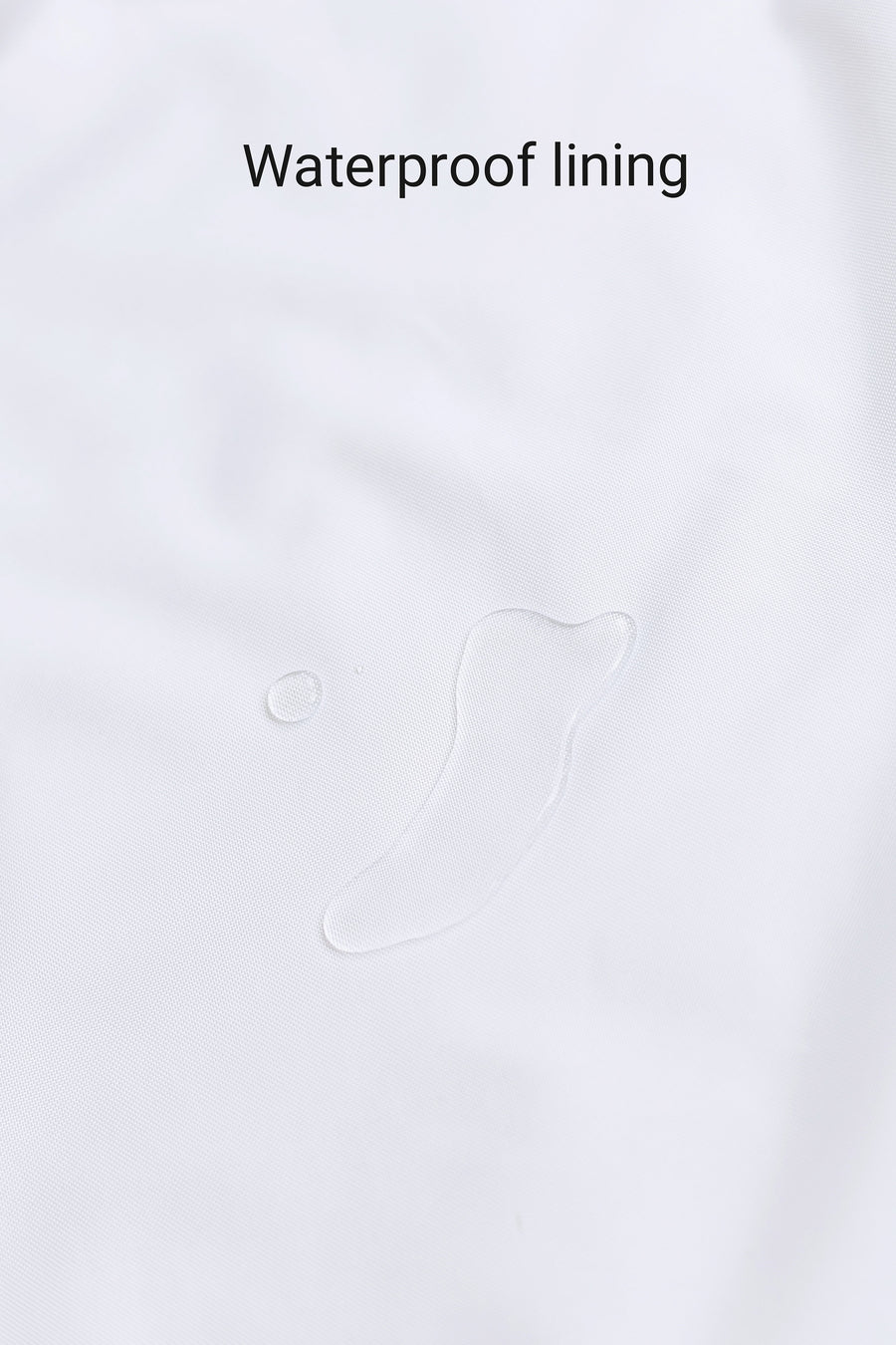 Waterproof Steel Blue Linen Shower Curtain 140CM / 55'' WIDTH