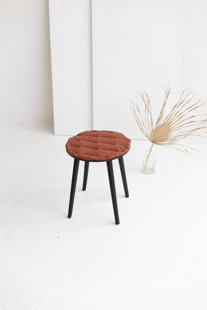 Rusty Linen Seat Pad