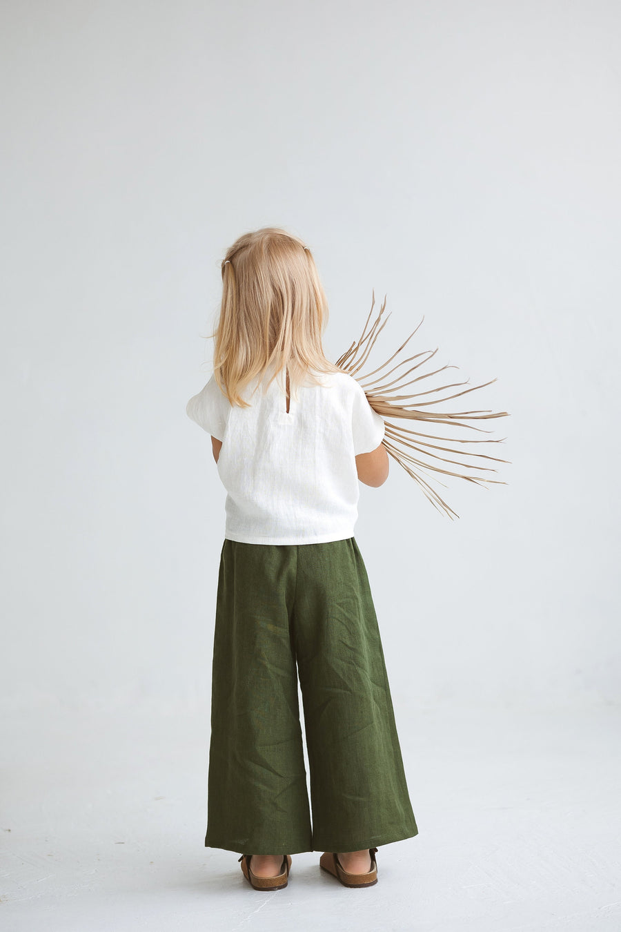 Girls Linen Culottes