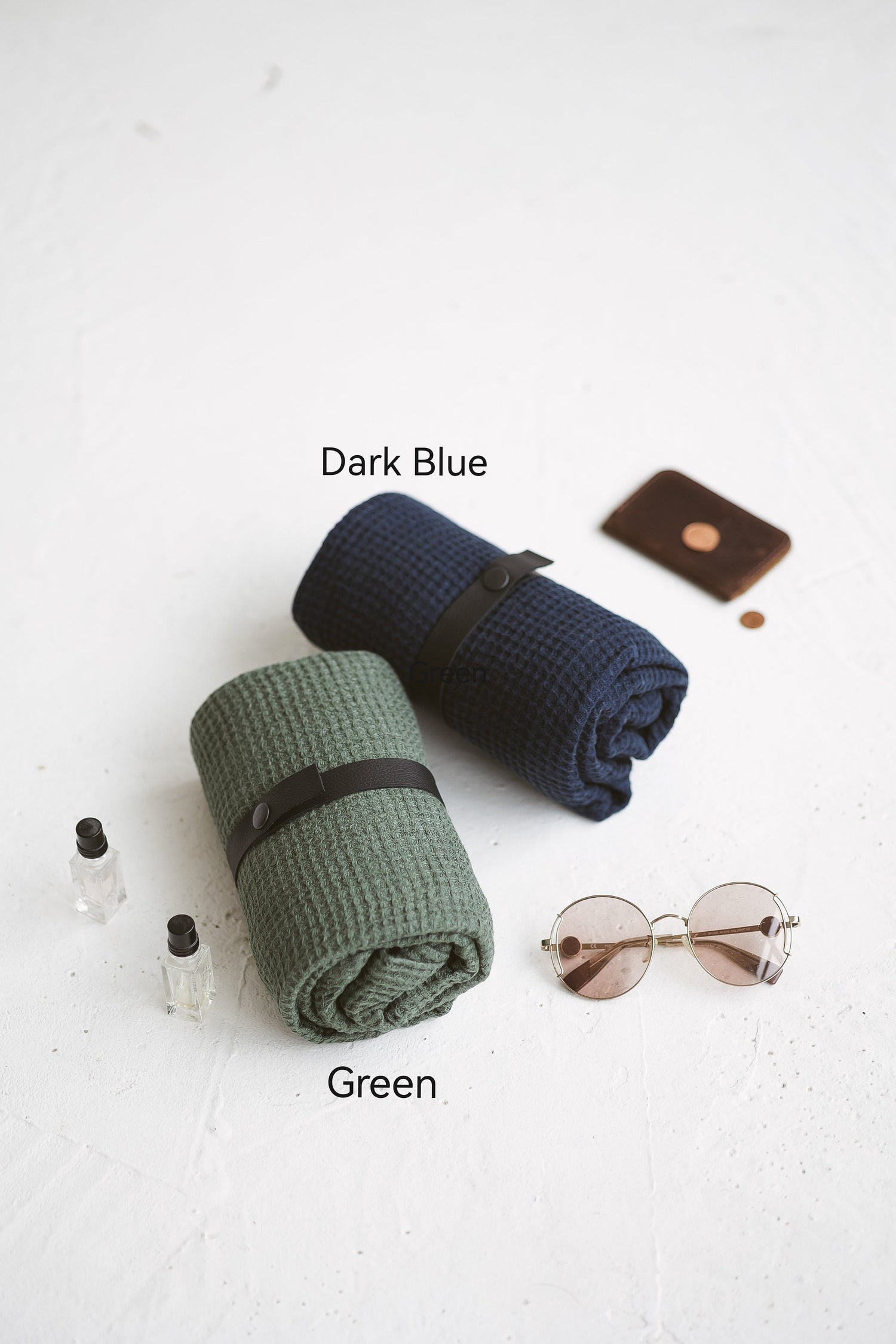 Waffle Linen Travel Towel