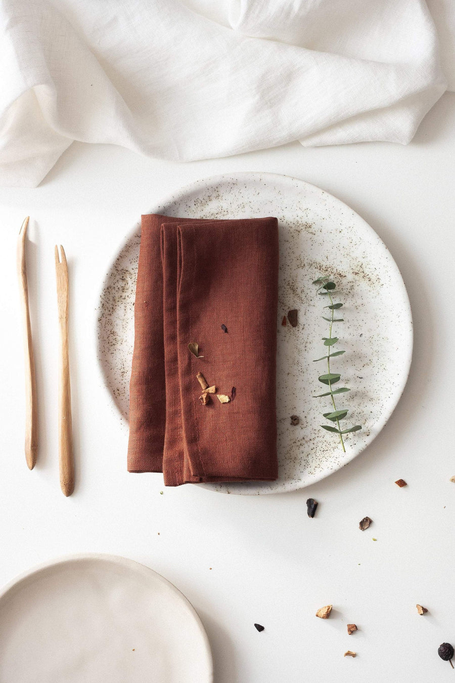 Rusty Linen Napkins Set Of 2