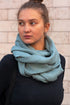Dusty Aqua Linen Scarf