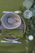 Moss Green Napkins Set Of 2 Mitered Corners