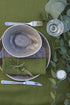 Moss Green Linen Tablecloth