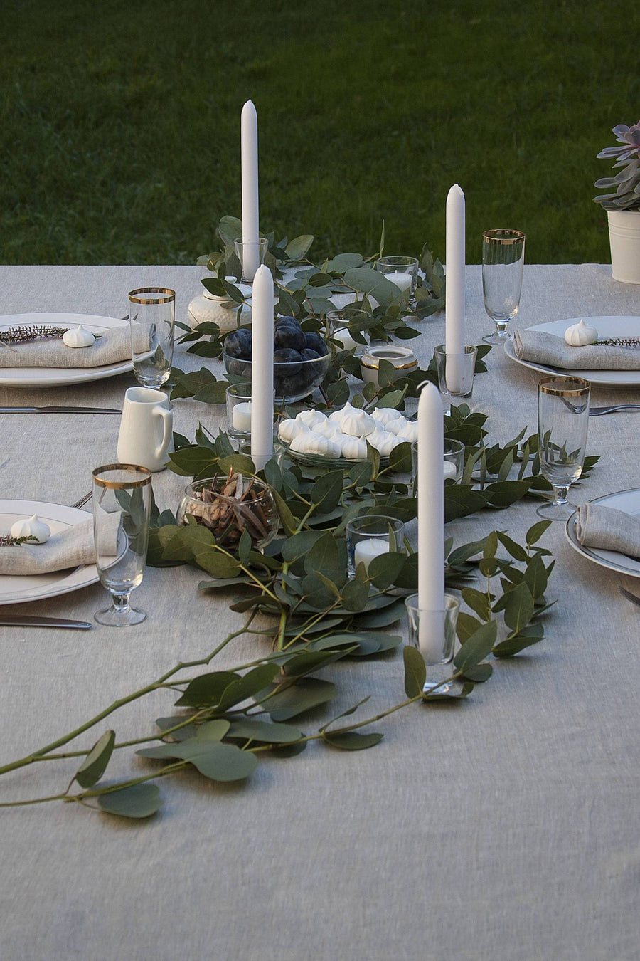 Large Linen Tablecloth