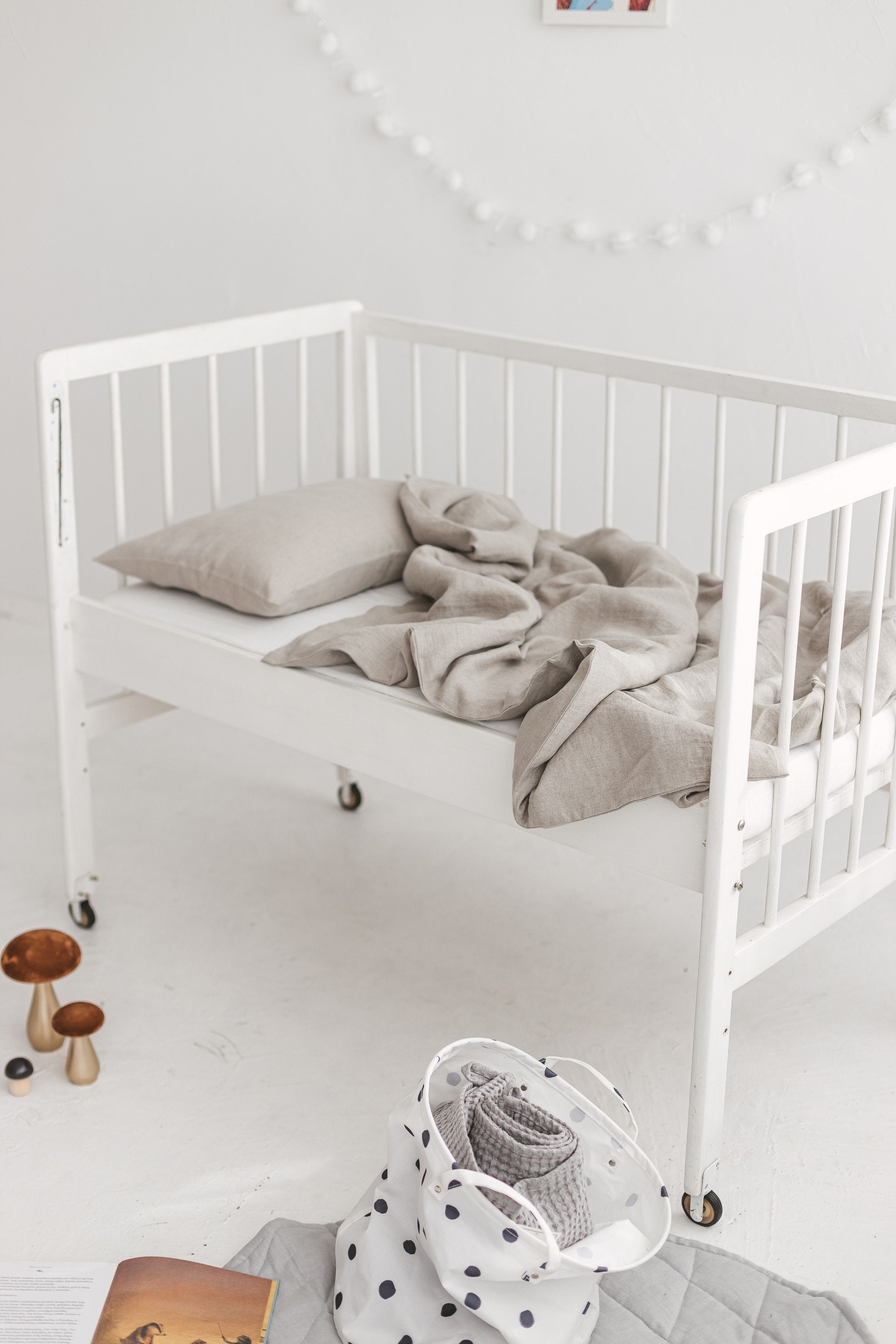 Linen Baby Bedding Set