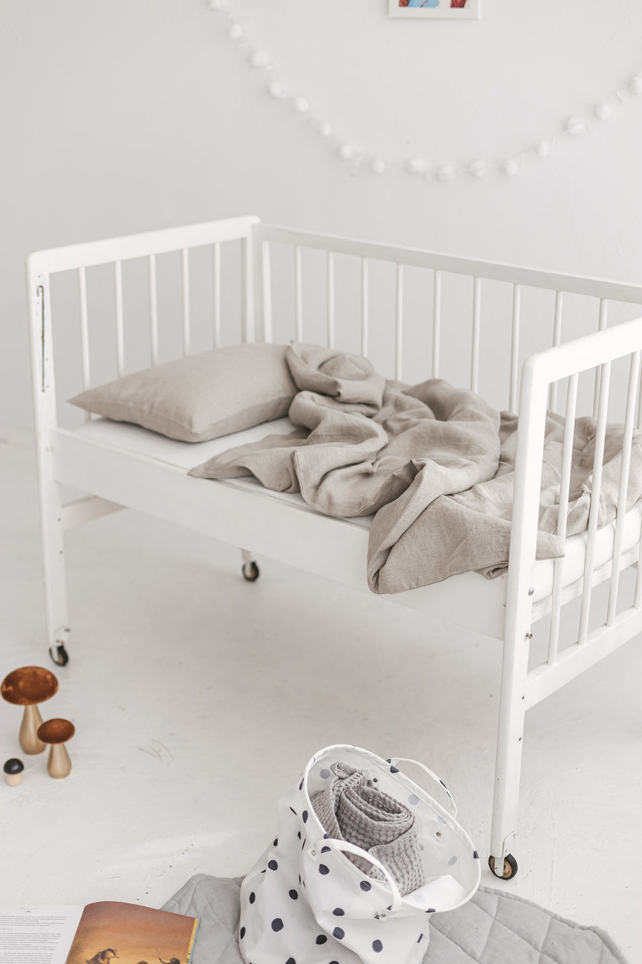 Linen Baby Bedding Set