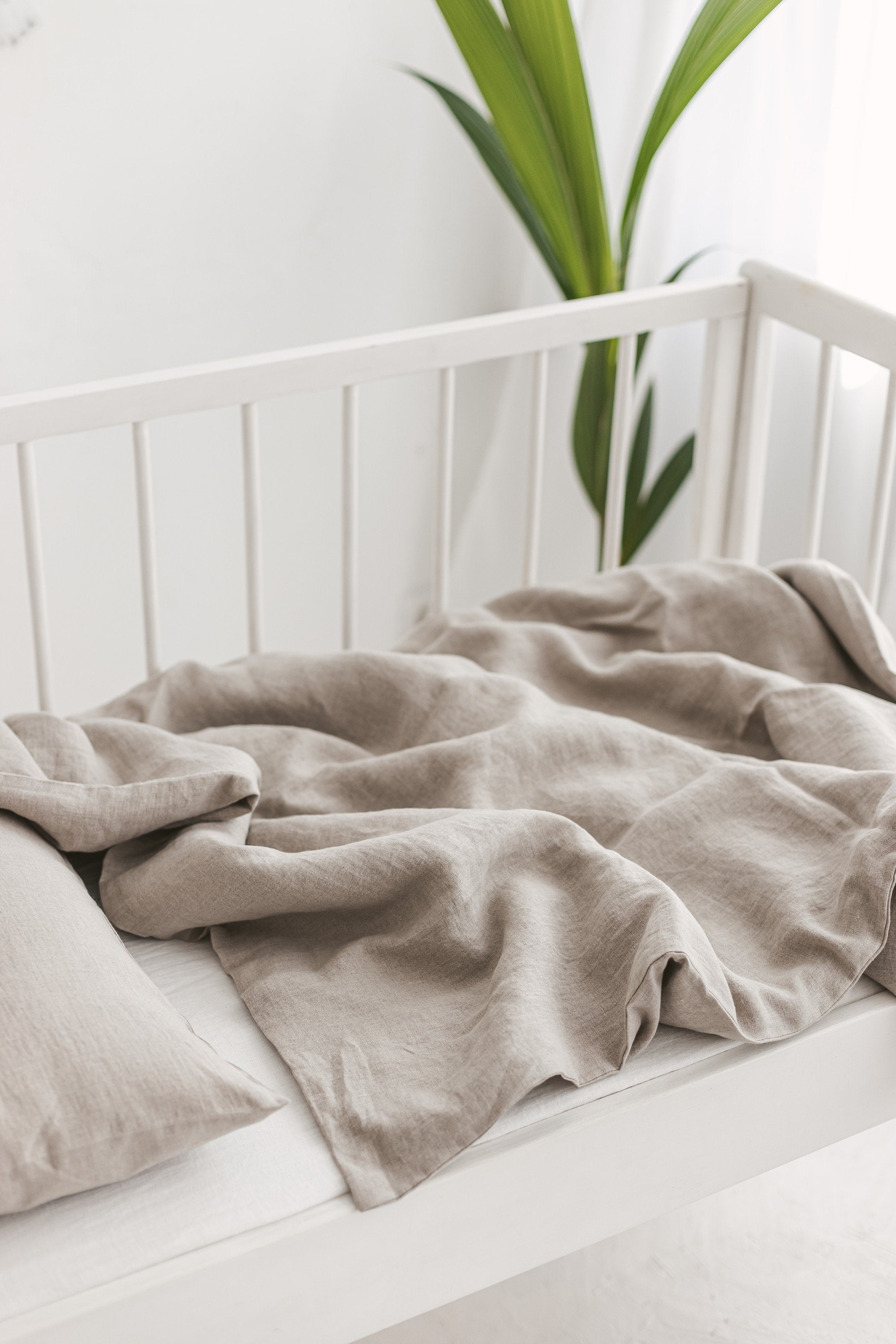 Linen Baby Bedding Set
