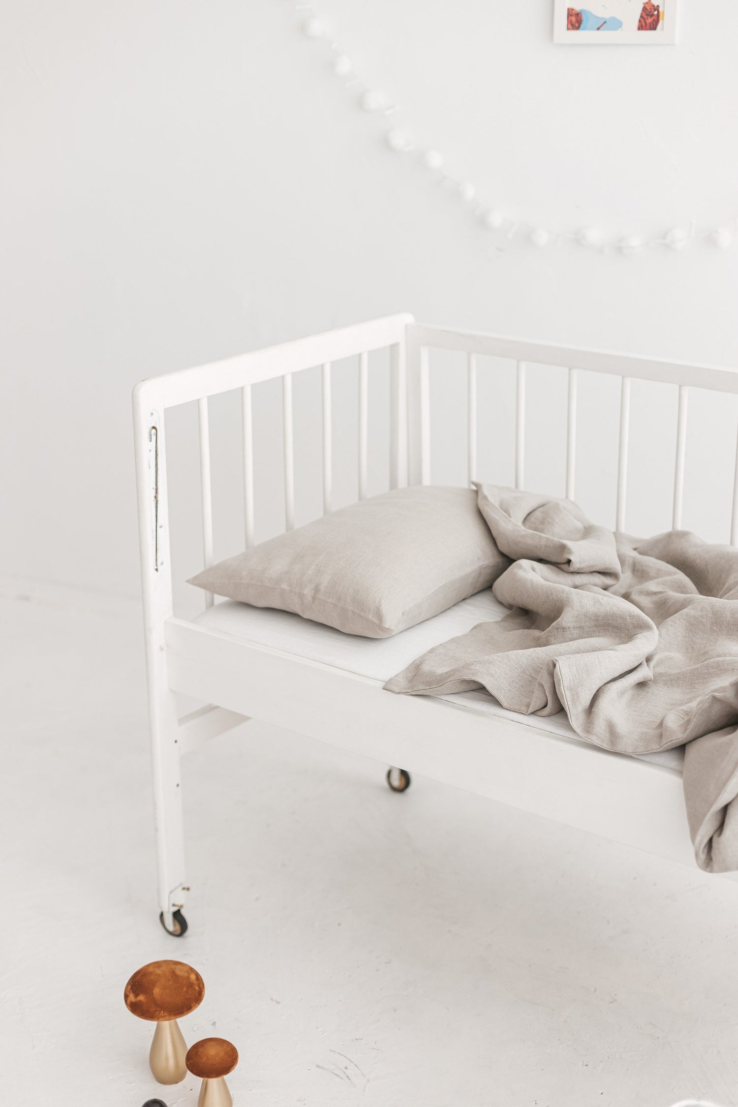 Linen Baby Bedding Set