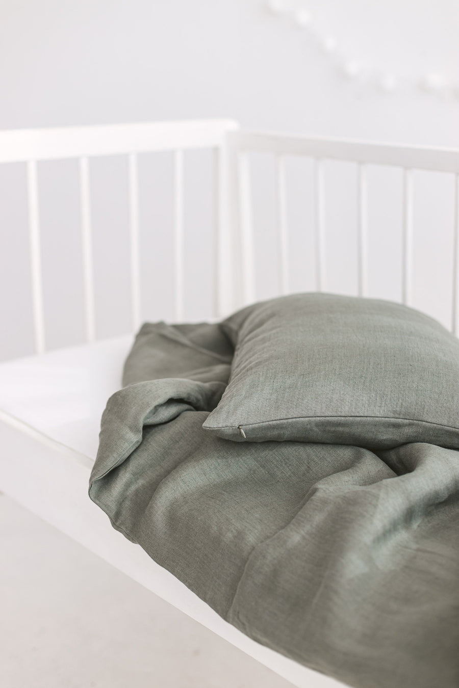 Linen Baby Bedding Set