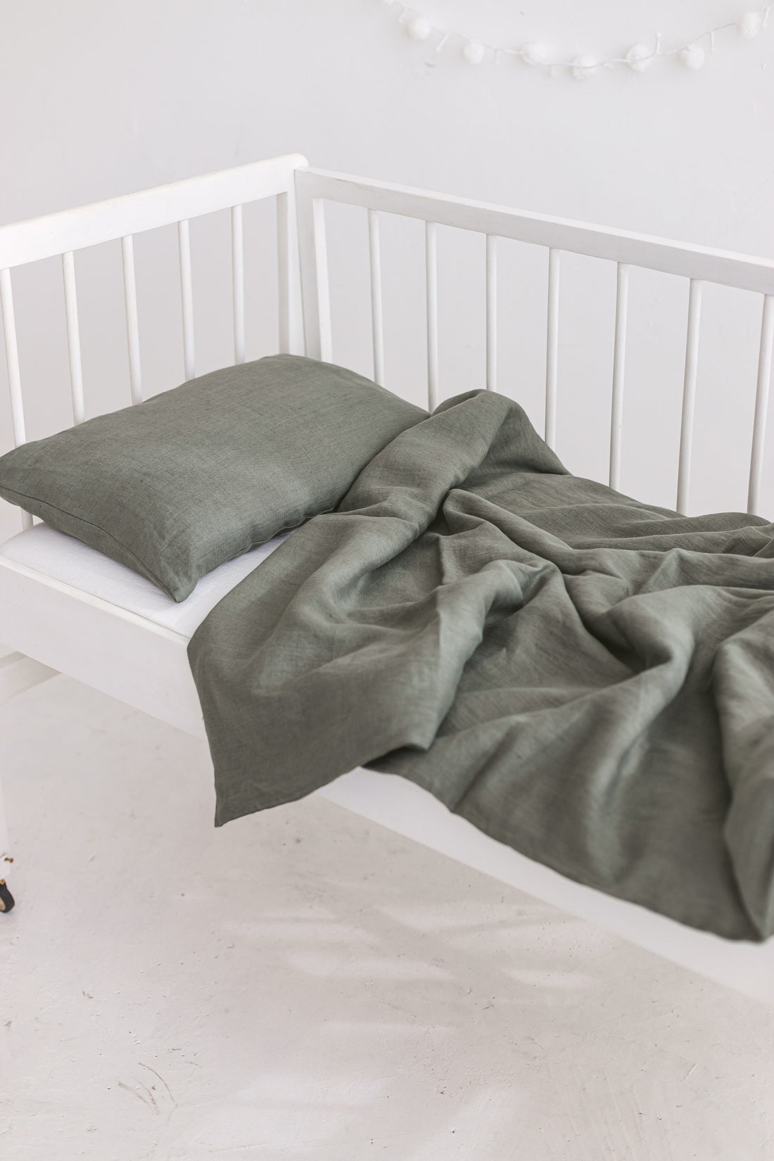 Linen Baby Bedding Set
