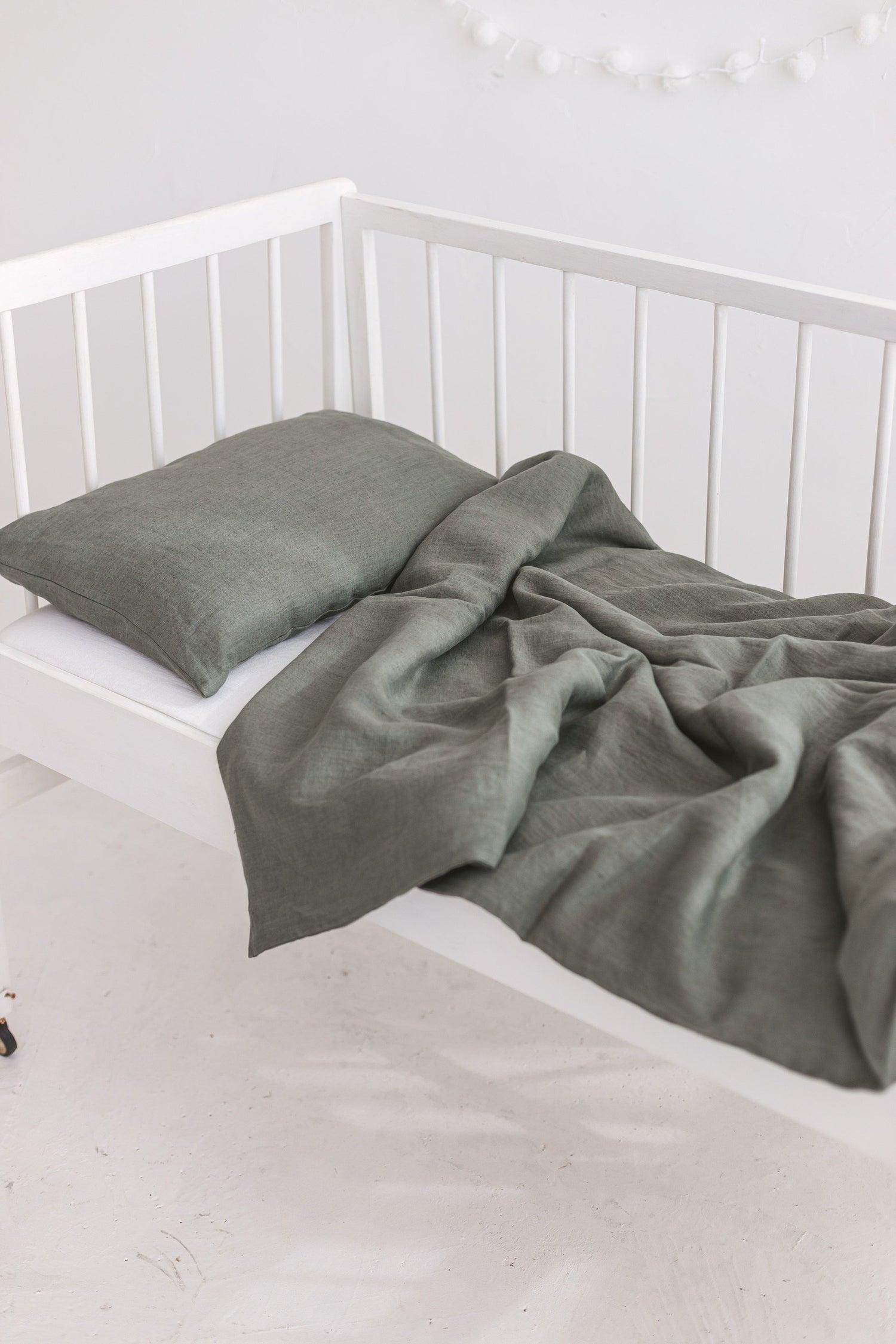 Linen Baby Bedding Set