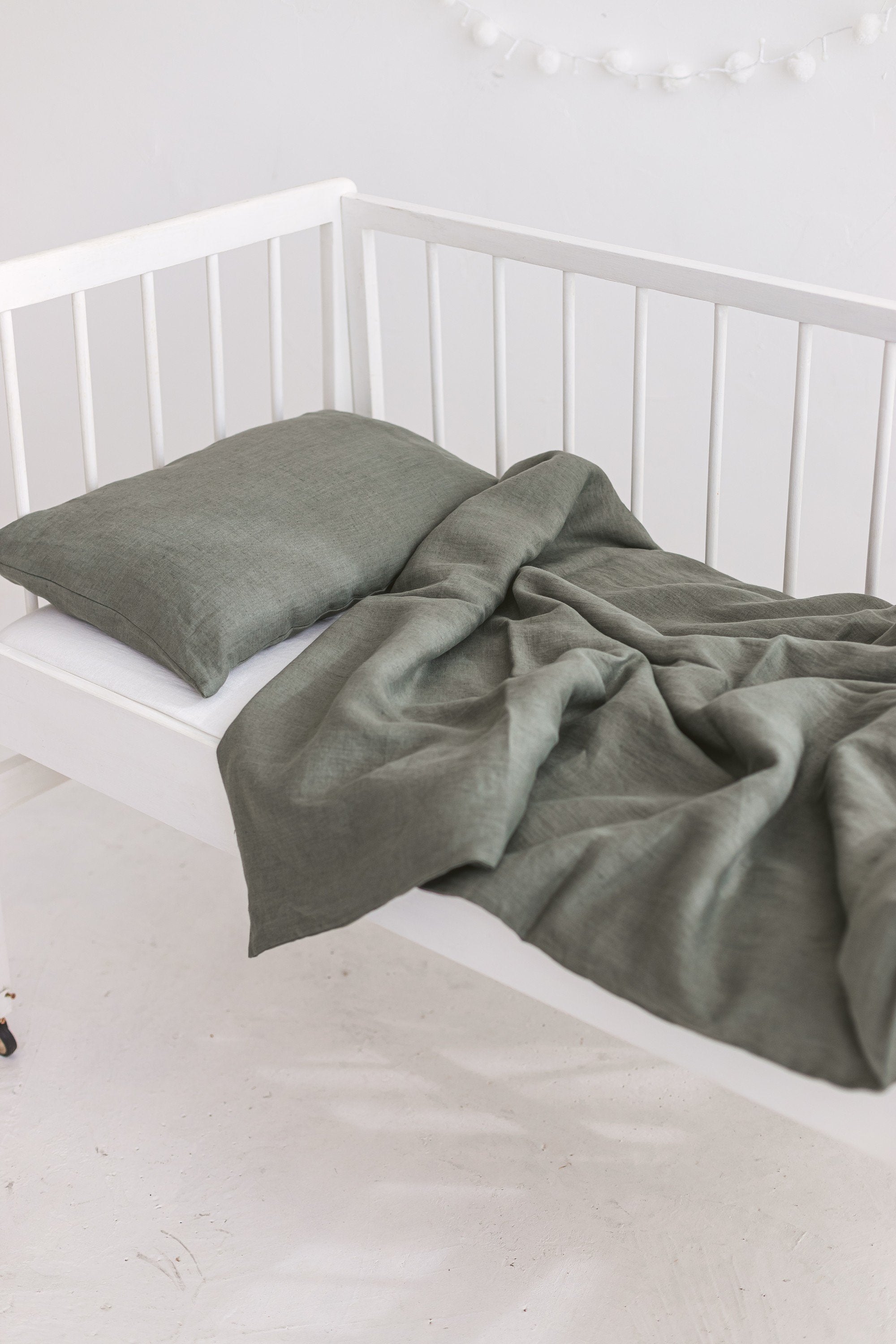Linen Baby Bedding Set