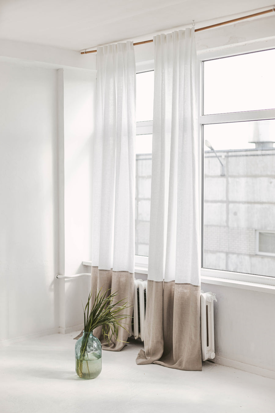 color block curtains